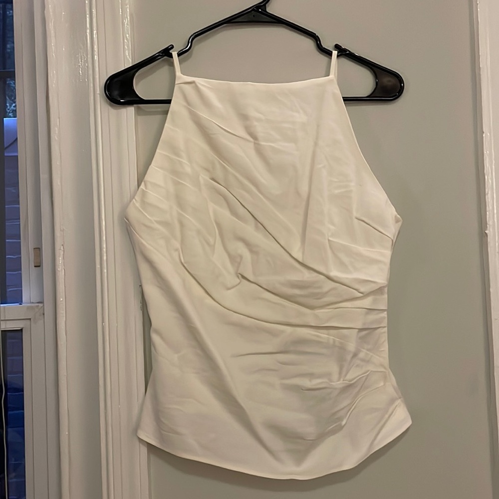 White Zara tank top blouse
